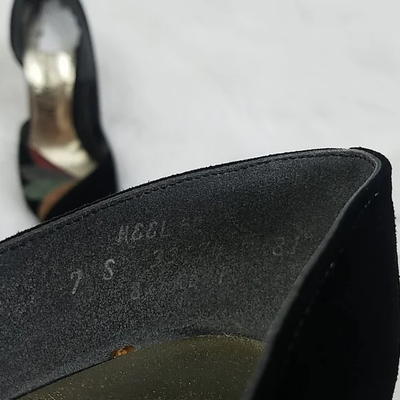 Autumn leaves suede kitten heels - Picture 8 of 8